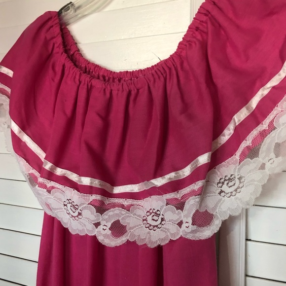 Handmade Mexican Fiesta Dress Med/LG - Picture 4 of 6